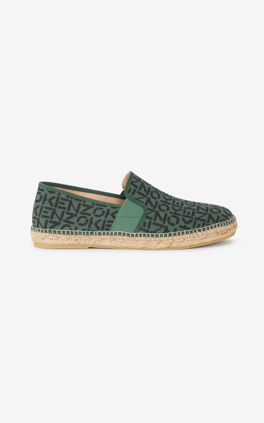 Kenzo Sport elasticated Espadrilles Férfi Sötét Zöld | ID.561819